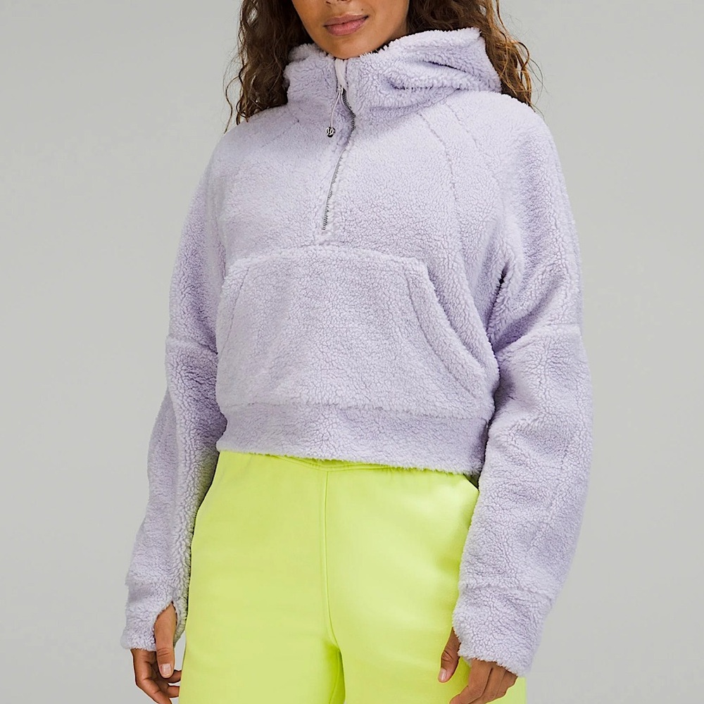 Lululemon scuba oversize half zip fleece hoodie